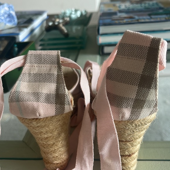 Burberry rattan wedge , pink - Picture 6 of 7